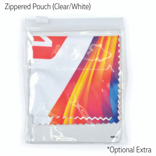 Zippered Pouch White